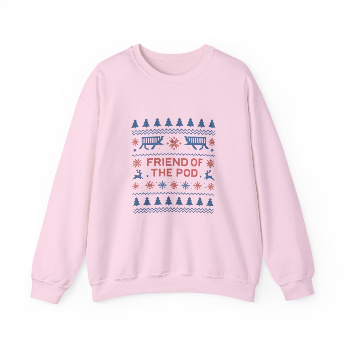 Friend Of The Pod Holiday | Podcast Sweatshirt, Listener Gift, Holiday Fan Merch - alternate angle 3, merchandise