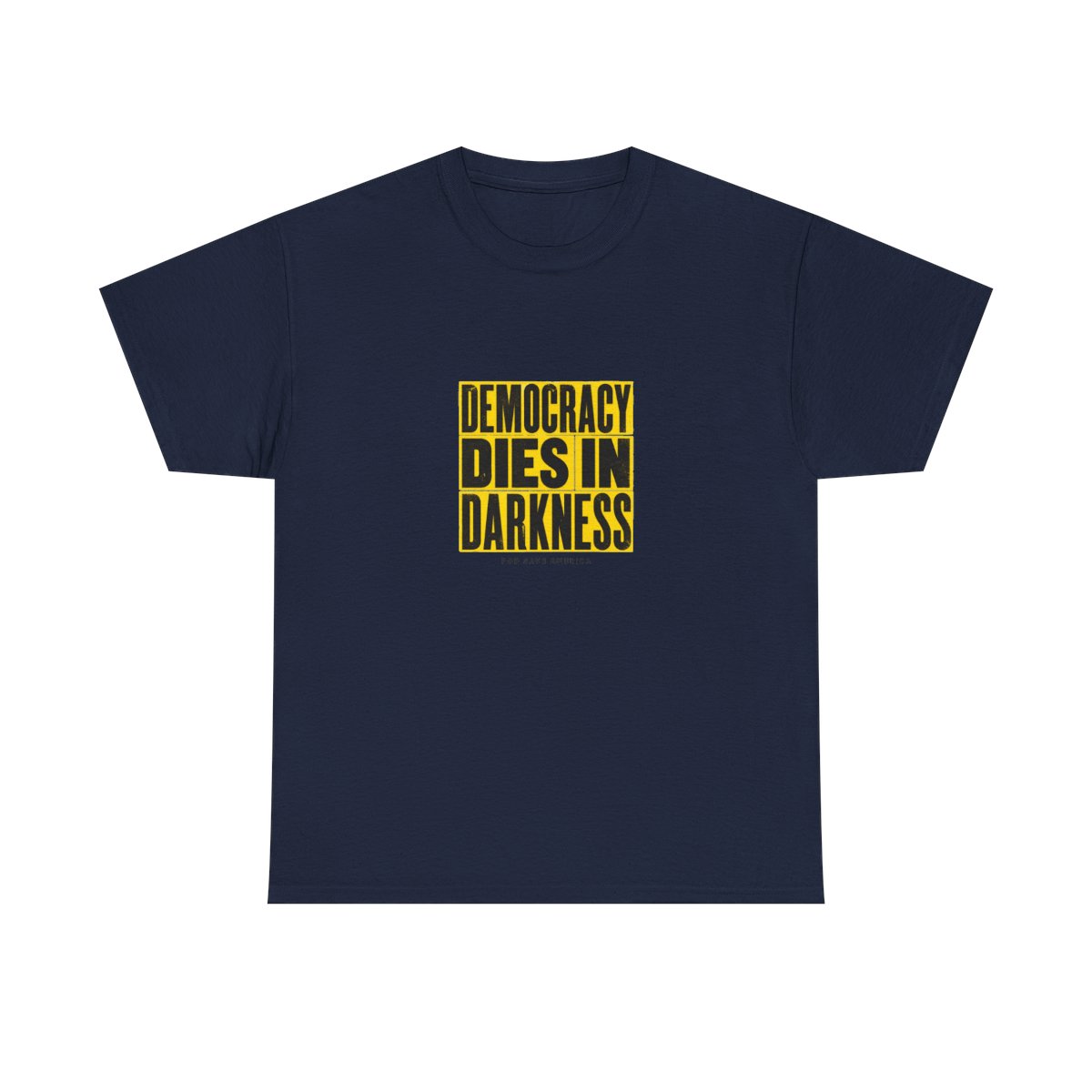Pod Save America "Democracy Dies in Darkness" Unisex Tee - alternate angle 4, merchandise